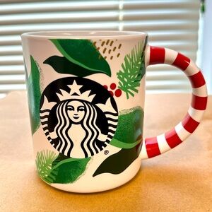 Starbucks 2019 Candy Cane Handle Coffee Mug